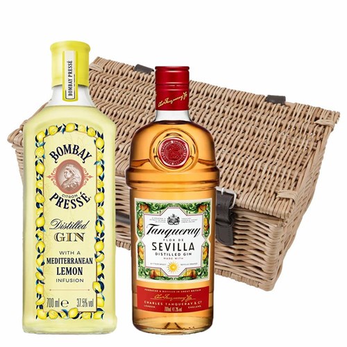 Bombay Citron Gin & Tanqueray Orange Gin Twin Hamper (2x70cl)